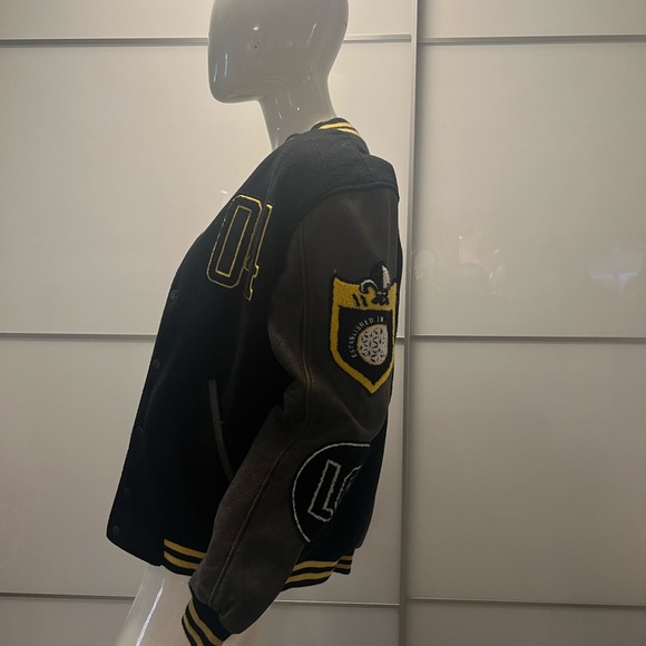 LF Los Angeles varsity jacket genuine leather NWT - Picture 5 of 8